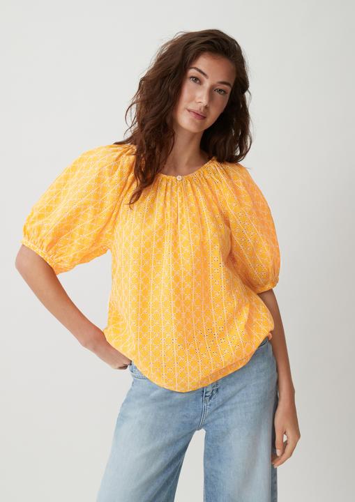 Image du produit Comma Bluse Bluse mit Broderie Anglaise (40)