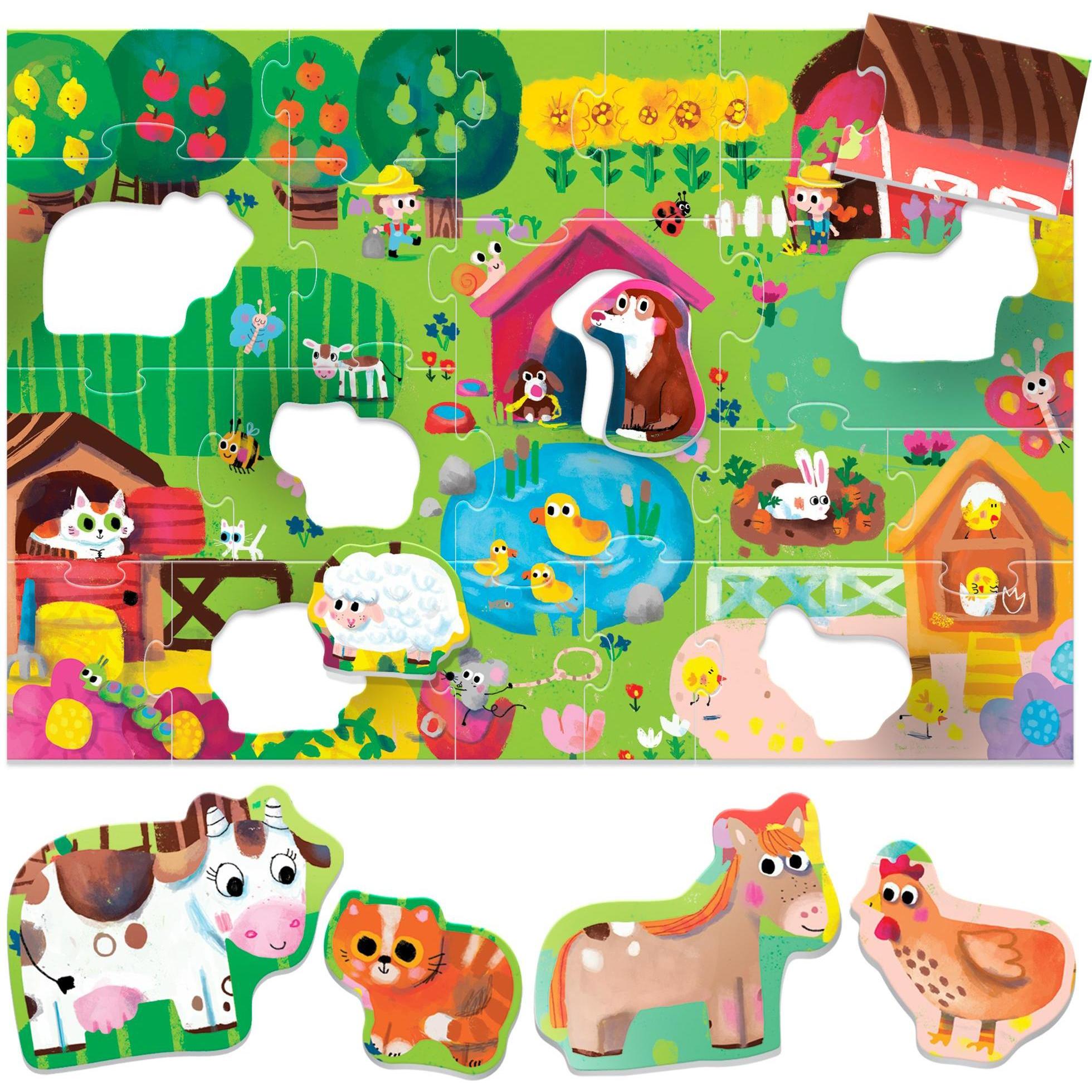 Thumbnail - Headup Games Ecoplay - Shaped Puzzle Farm