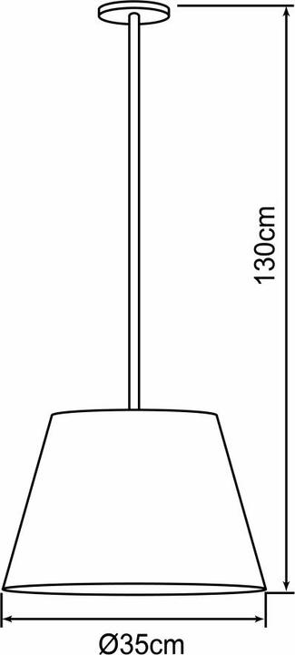 Image du produit Brilliant Sailor E27 PE1 Lampe suspendue 35cm (E27)