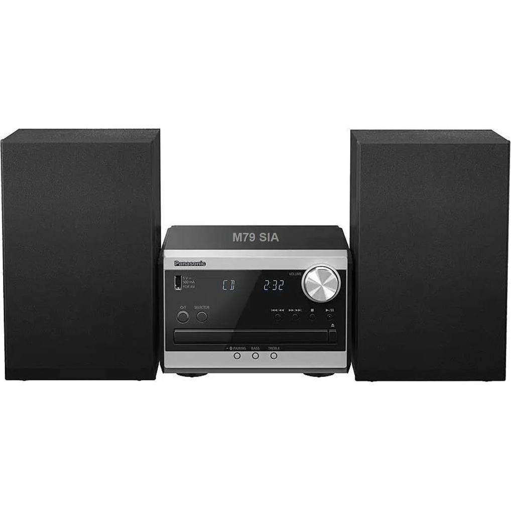 Panasonic SC-PM270EG-S (Bluetooth, CD Player, Airplay, 2x 10 W), Stereoanlage, Silber