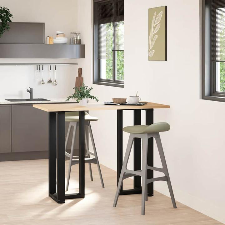Immagine prodotto vidaXL Gambe tavolo bar a T 2 pezzi nero 40x35x(101-102) cm gamba tavolo acciaio