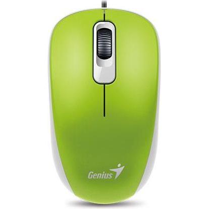 Genius DX-110 mouse Ambidextrous USB Type-A Optical 1000 DPI (Kabelgebunden), Maus, Grün