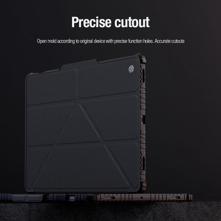 Produktbild Nillkin Bumper Leather Case Pro Hülle für Samsung Galaxy Tab S9 Ultra – Schwarz (Samsung Galaxy Tab S10 Ultra)