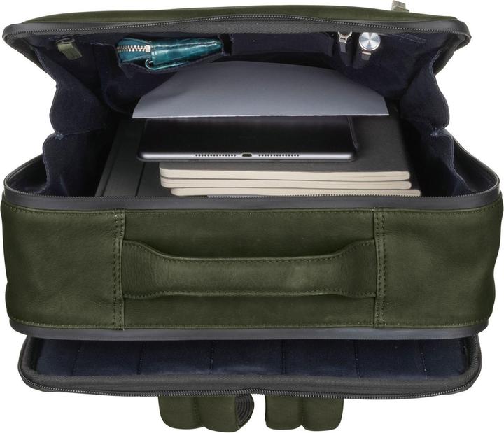 Actual product image Leonard Heyden Heyden The Hague rugzak 15 inch - Olijf (20 l)