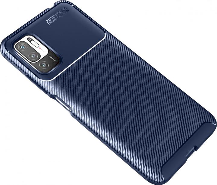 Produktbild Screenguard Xiaomi Redmi Note 10 5G Hülle Carbon Design TPU Case (Xiaomi Redmi Note 10 5G)