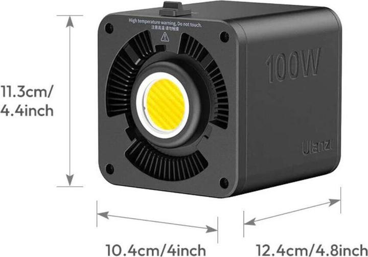 Actual product image Ulanzi ML100RGB 100W Portable LED Video Light RGB(With EU Adapter) (Video light)
