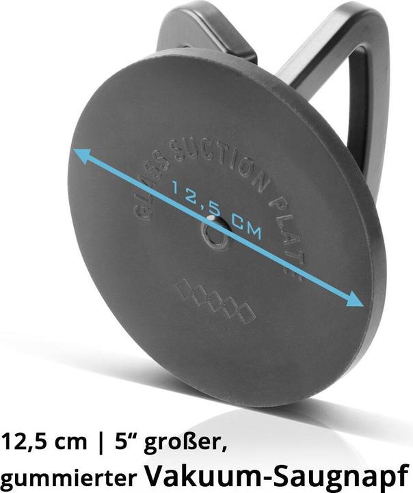 Produktbild Stahlwerk Saugheber 2er Set mit 2 x 50 kg Tragkraft und 12,5 cm | 5“ Durchmesser (50 kg)