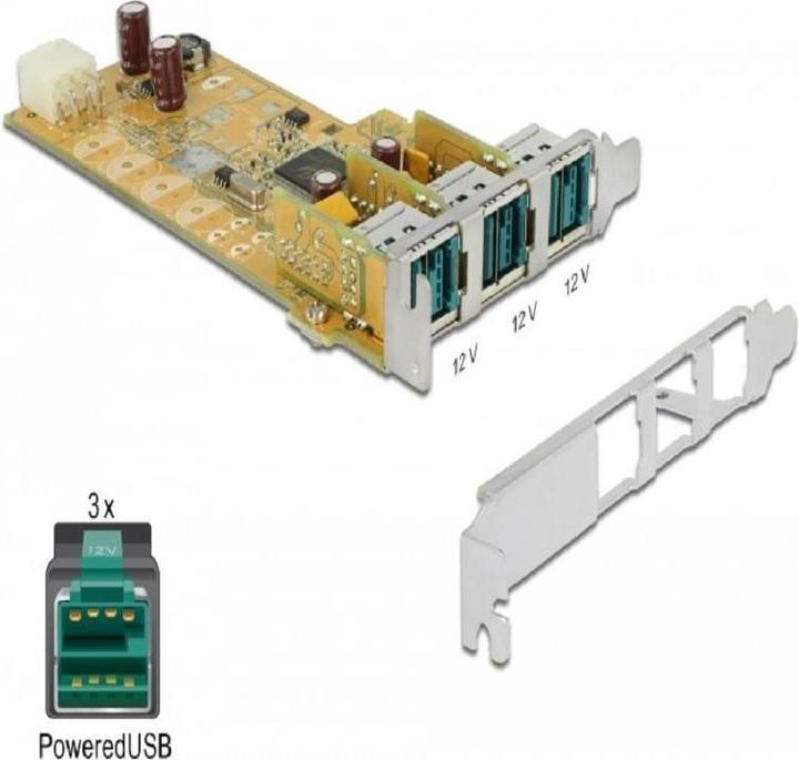 Produktbild Delock 89656 PCI Express > 3 x 12 V