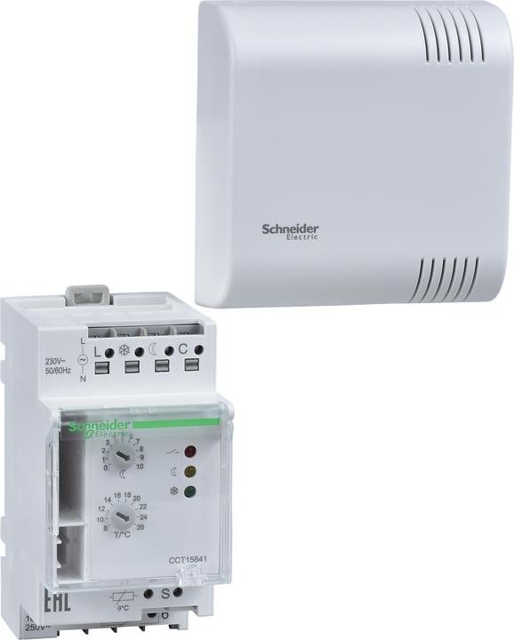 Produktbild Schneider Electric SE CCT15841 Thermostat TH4 M. 3 Temp.-Schwellen