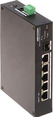 Produktbild Hikvision DS-3T1306P-SI/HS Smart Managed Switch DIN-RAIL PoE - Switch - 1 Gbps (5 Ports)