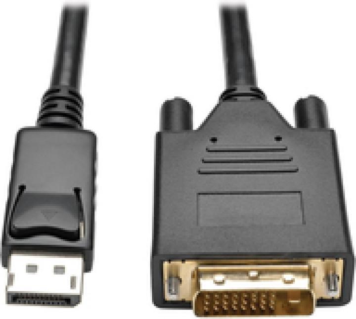 Actual product image Eaton DisplayPort 1.2 to DVI Active Adapter Cable DP with Latches to DVI-D Dual Link M/M 6 (1.83 m, DisplayPort, 1.2)
