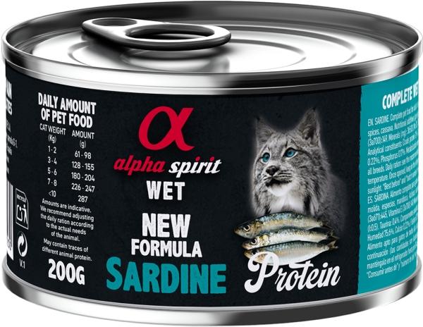 Alpha Spirit CAT Sardine can, AlphaSpirit, 200 g (1 Stk., 200 g)