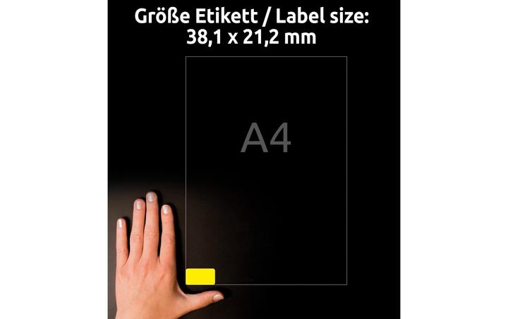 Actual product image Avery Neon labels