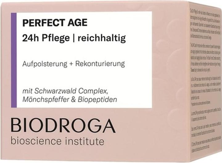 Produktbild Biodroga Firming Anti-Ageing Skin Care 24 Hour Care Rich 50ml - Vegan Face Moisturising Cream Anti-W (50 ml, Tagescreme)