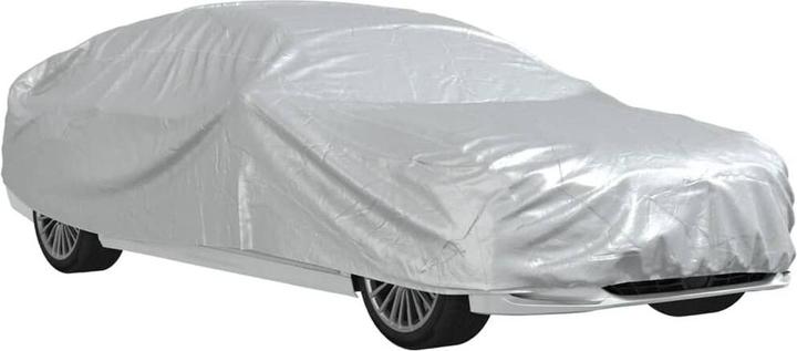 Actual product image vidaXL Car cover for saloon car buckle strap Full M PEVA