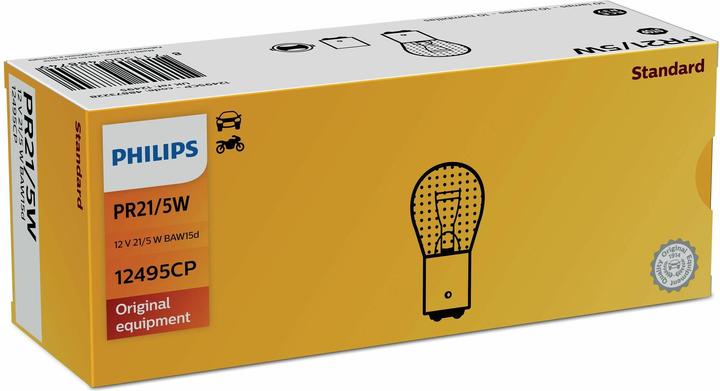 Actual product image Philips Vision 12495CP Conventional Interior and Signalling (PR21/5W)