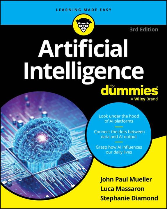 Actual product image Artificial Intelligence For Dummies (English, Massaron Luca, Diamond Stephanie, John Paul Mueller, 2024)
