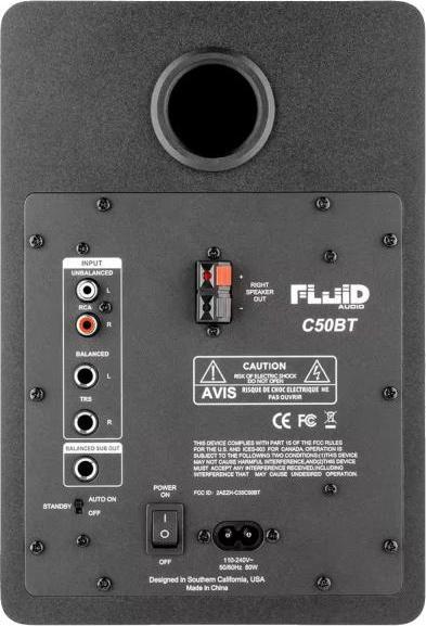 Produktbild Fluid Audio Studio-Monitore C50BT Lautsprecher mit Stativen und Kabel (Aktiv, Paar)