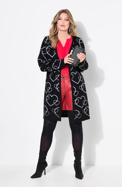 Produktbild Miamoda Strickjacke, Classic Fit, Herzmuster (46, 48)