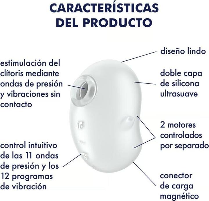 Valeurs nutritives et ingrédients Satisfyer Cutie Ghost - Blanc