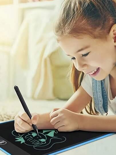 Produktbild Rivanoo Kreatives LCD-Schreibtablett für Kinder - 8,5-Zoll digitales Tablett mit Stift Schwarz (8.50")