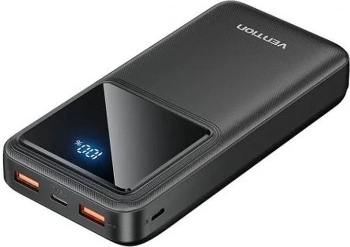 Immagine prodotto Vention Powerbank,, FHLB0, 20000mAh, Micro-USB, USB-C, 2xUSB-A, 22.5W (nero) (20000 mAh, 22.50 W, 74 Wh)