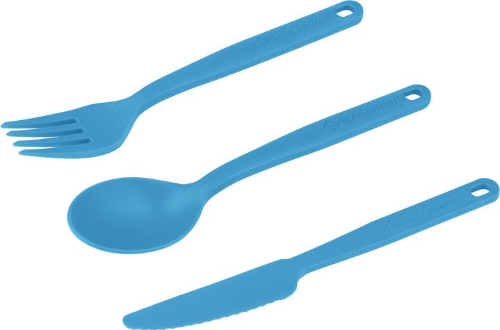 Actual product image Sea To Summit Camp Cutlery Set Cendre Blue