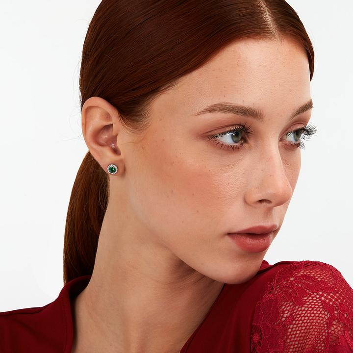Immagine prodotto La Petite Story Eleganti orecchini in argento con zirconi verdi Argento LPS01AWV03 (Argento 925)