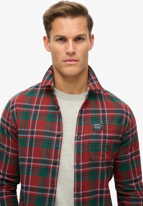 Immagine prodotto Superdry Camicia a quadri con maniche lunghe in cotone (XXL)