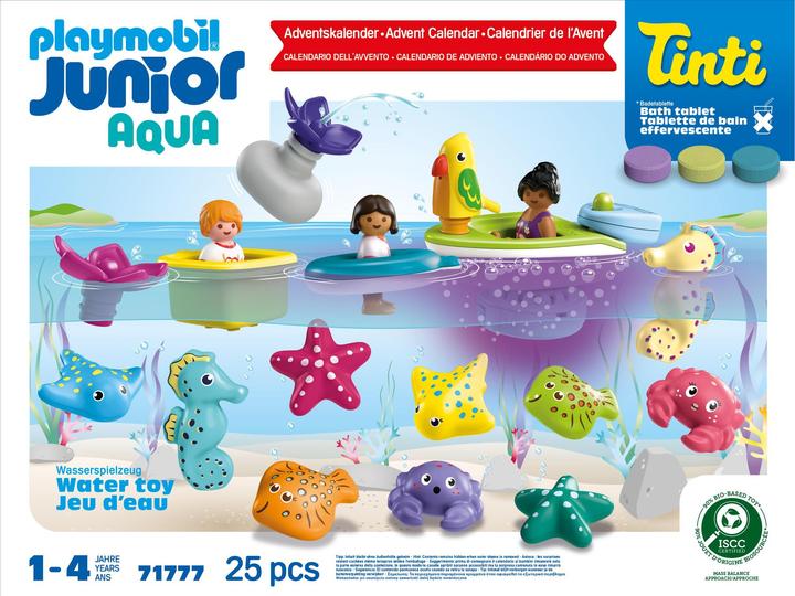 Produktbild Playmobil 71777 JUNIOR & Tinti: Bunter Badespass Adventskalender