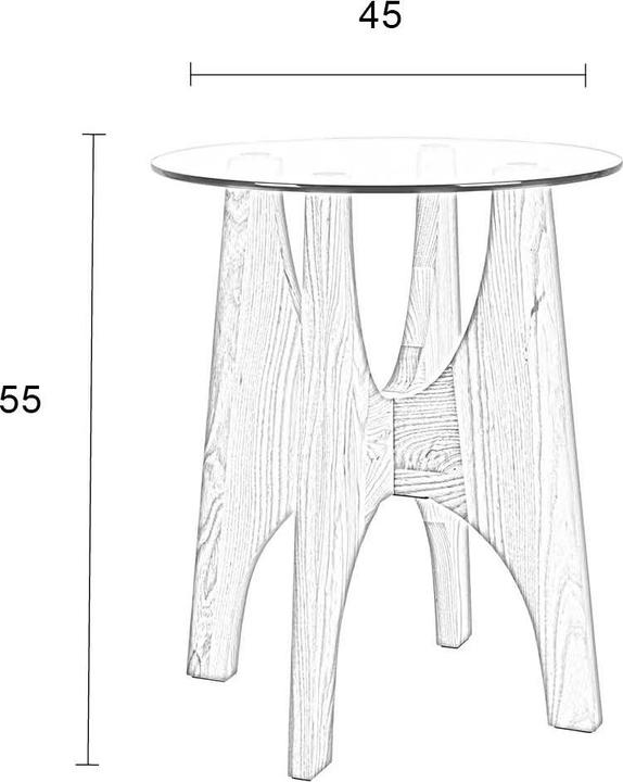 Produktbild Zuiver Table (45 x 45 x 55 cm)