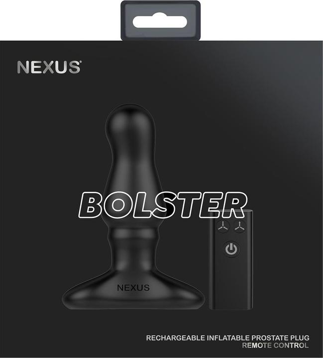 Actual product image Nexus BOLSTER Butt Plug with Inflatable Tip