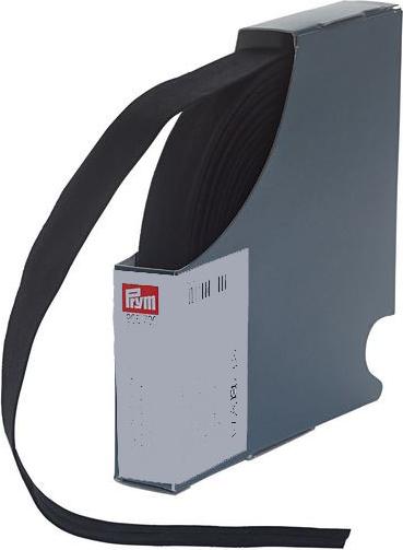 Image du produit Prym Ruban oblique, noir 40 x 20 mm, cassette 30 m, 100 % CO