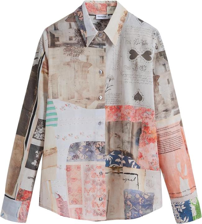 Immagine prodotto Desigual Camicia a Maniche Lunghe Donna Beige (S)