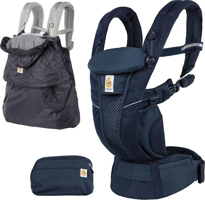 Ergobaby Omni Breeze mit All Wetter Schutz