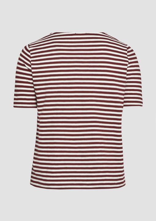 Produktbild s.Oliver Gestreiftes Halbarmshirt mit Flammgarn (44)