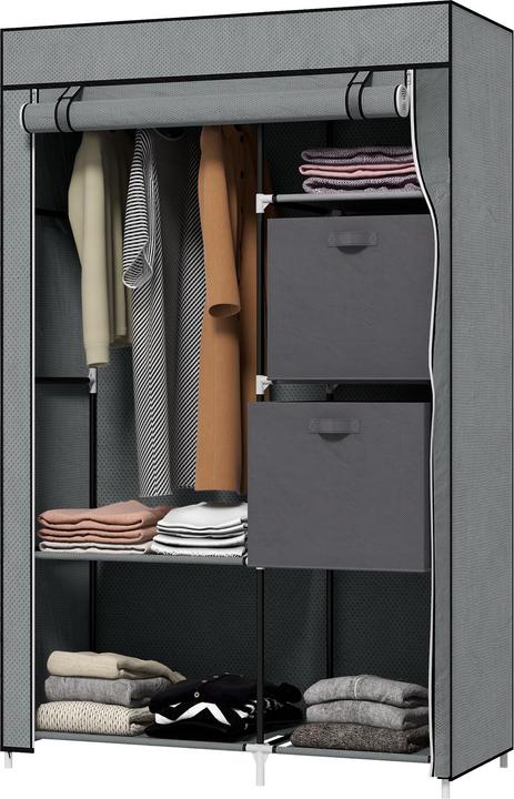 Image du produit Homcom Armoire en tissu (102 x 42,5 x 162,5 cm)