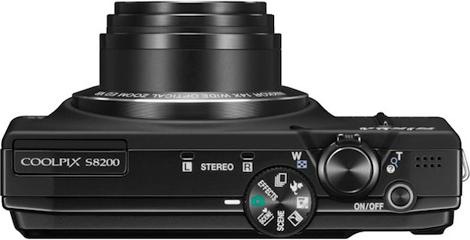 Actual product image Nikon Coolpix S8200, 16MP, 14x zoom, FullHD movies, black (1/2,3'')