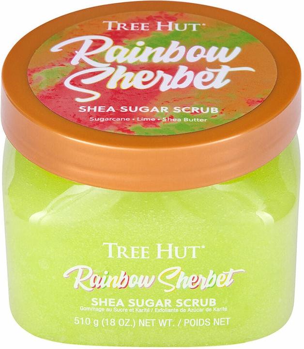 Immagine prodotto Tree Hut Scrub per il corpo al karité Rainbow Sherbet & Peach Sorbet 18 oz