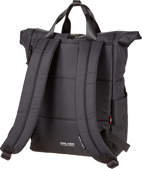 Actual product image Walker Backpack Roll Top 17 - 27 l, Black Melange (27 l)