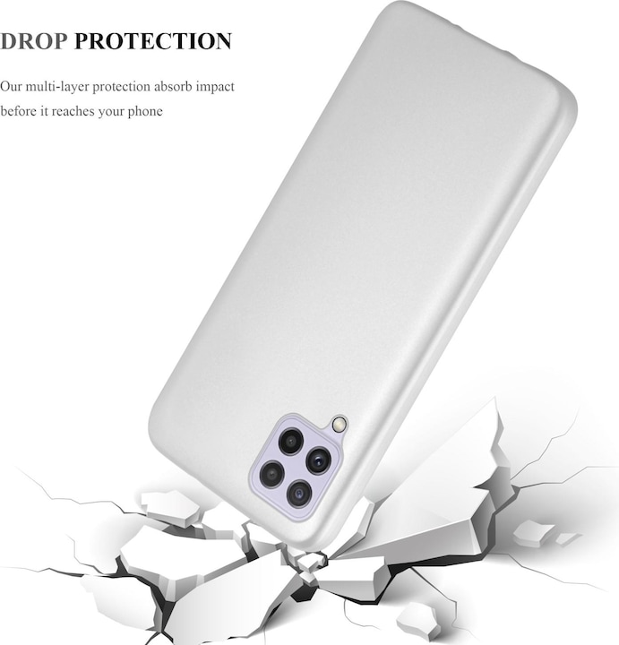 Produktbild Cadorabo TPU Matt Metallic Hülle (Samsung Galaxy M22, Samsung Galaxy A22, Samsung Galaxy A32)