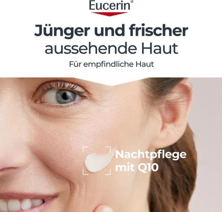 Actual product image Eucerin Q10 Active (50 ml, Night cream, Up to SPF 10)