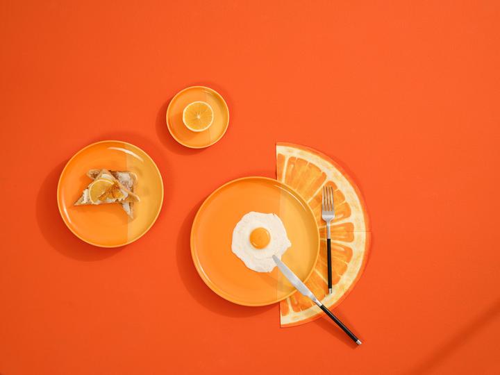 Produktbild ASA Selection joy Dessertteller orange smoothie 22cm (1x, 22 cm)