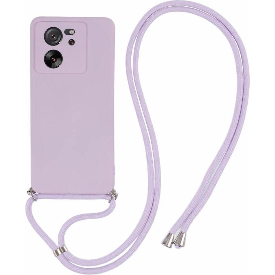 Cover-Discount Xiaomi 13T / 13T Pro - Hülle mit Umhängeband violett (Xiaomi 13T, Xiaomi 13T Pro), Smartphone Hülle, Viol...