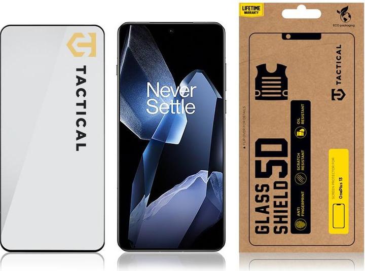 Immagine prodotto Tactical Vetro protettivo - Glass Shield 5D per OnePlus 13 Nero (1 pz., OnePlus 13)