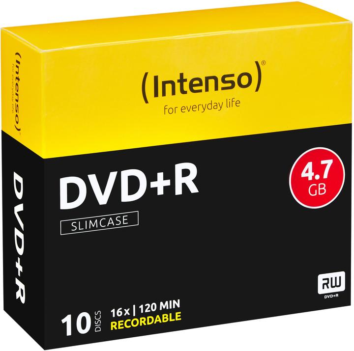 Image du produit Intenso Dvd+R 4.7gb (10x)