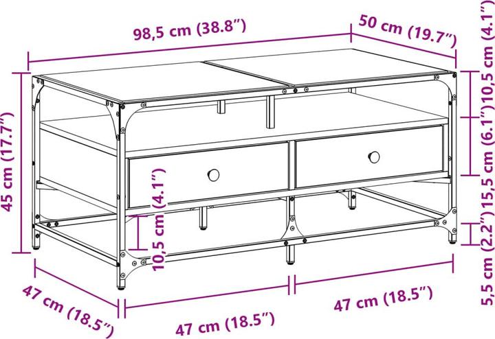 Image du produit vidaXL Couchtisch