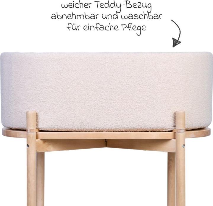 Actual product image Childhome Bassinet 2in1 Cradle - convertible into a children's table