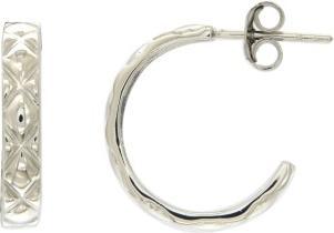 Actual product image Passion Rhodium Silver Creoles (Silver)