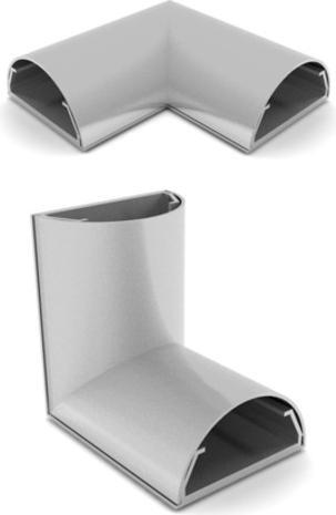 Immagine prodotto Multibrackets Angolo per cavi in alluminio Canaline per cavi (Tubazione, 4 cm)